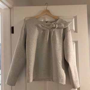 Banana republic sweat shirt with bow size M